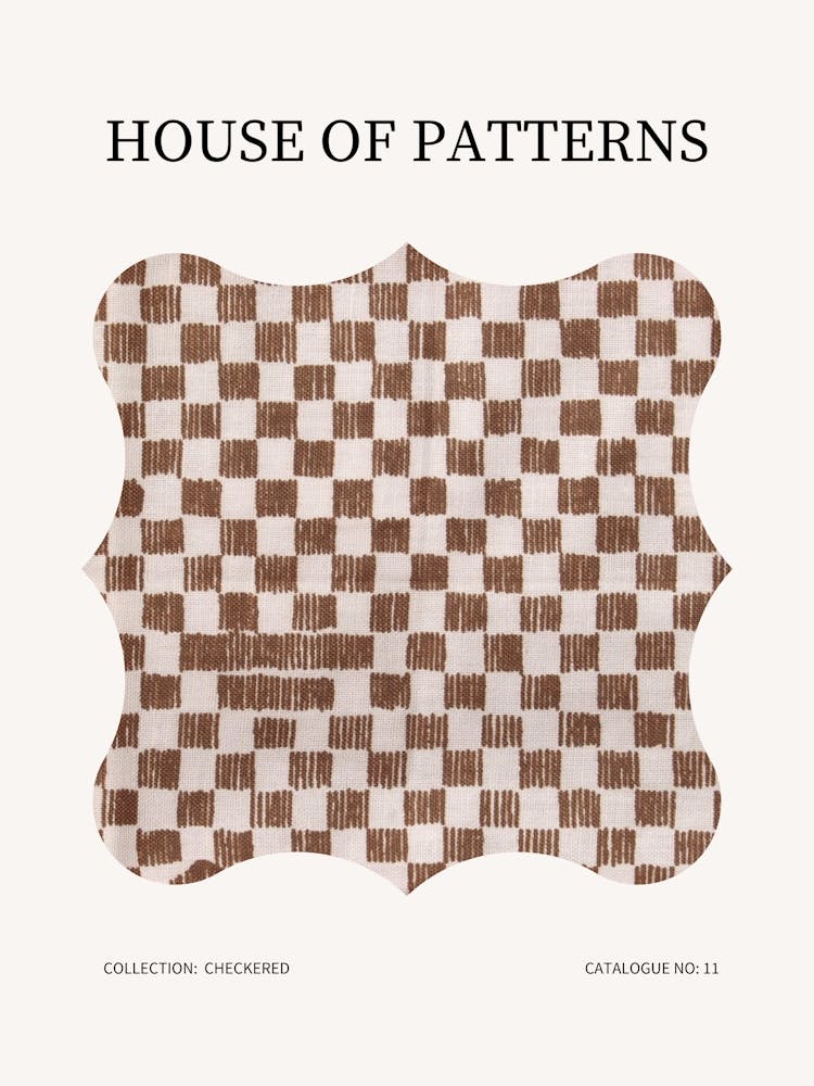 Checkered Pattern Poster 11