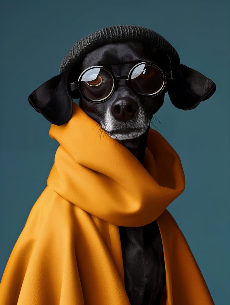 Porträt eines Hundes