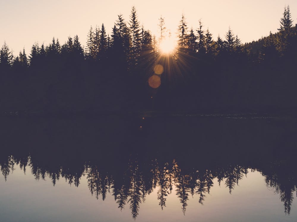 Sunrise Over The Lake