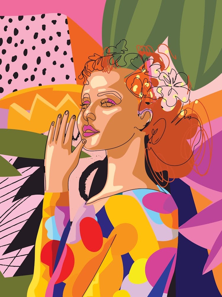 Portrait de femme moderne 1