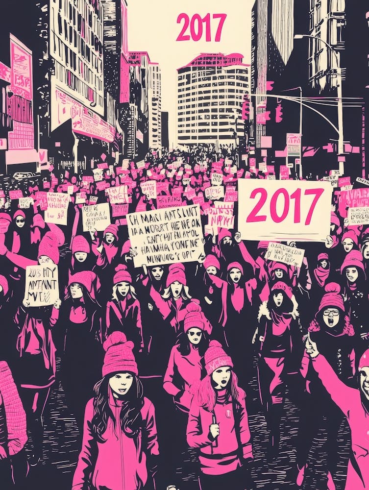 Aihrgdesign A Powerful Activist Poster Depicting The 2017 Wom 7ccbd0c8 Ca35 4b7c 9654 8deca2da59b4 0