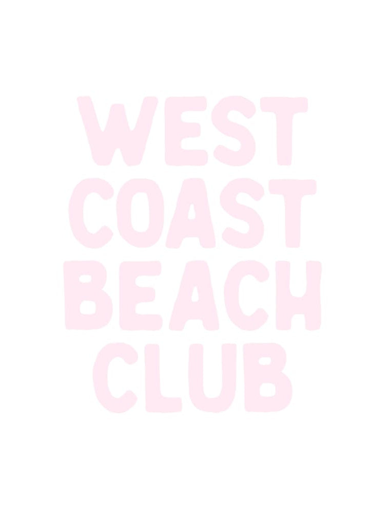 West Coast Beach Club - Light Pink 1