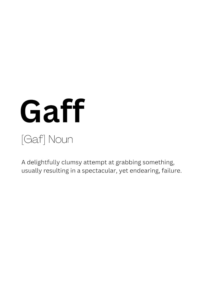 Gaff Definition Meaning 1