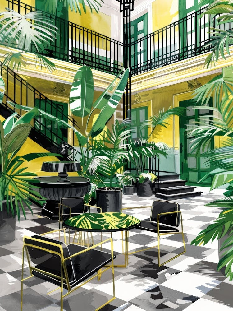 Tropical Courtyard