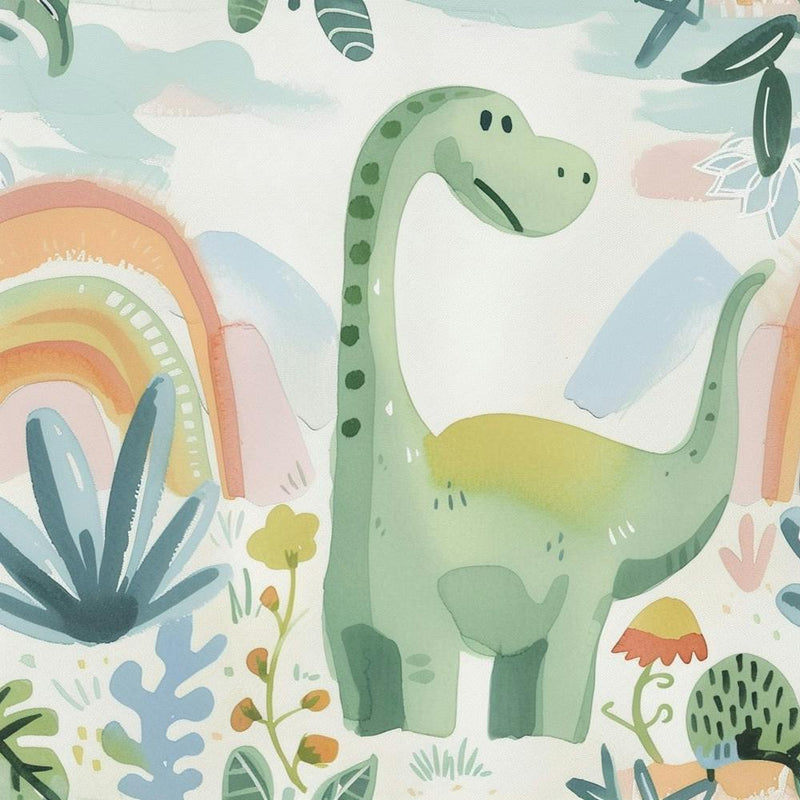 Cute Muted Brachiosaurus Dinosaur  3