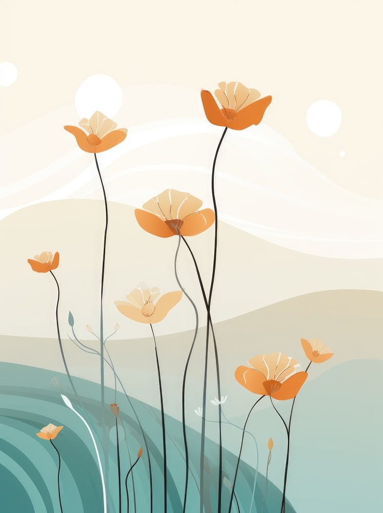 Poppies — Stock Vector