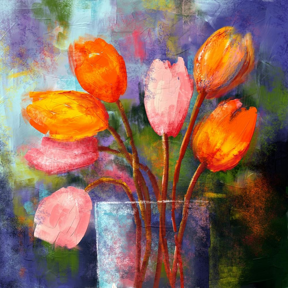 Tulips in Vase