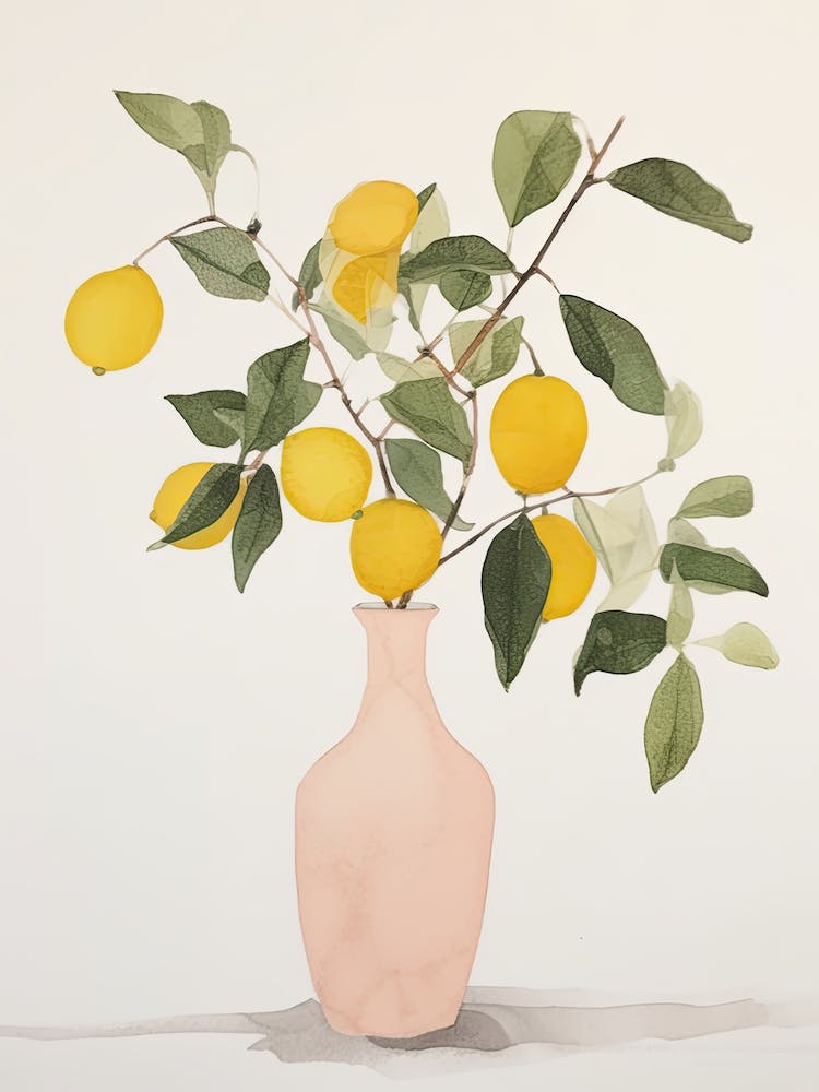 Lemons In A Vase
