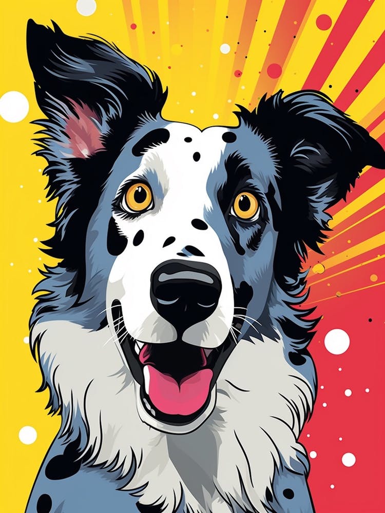 Pop Art Australian Shepherd 2