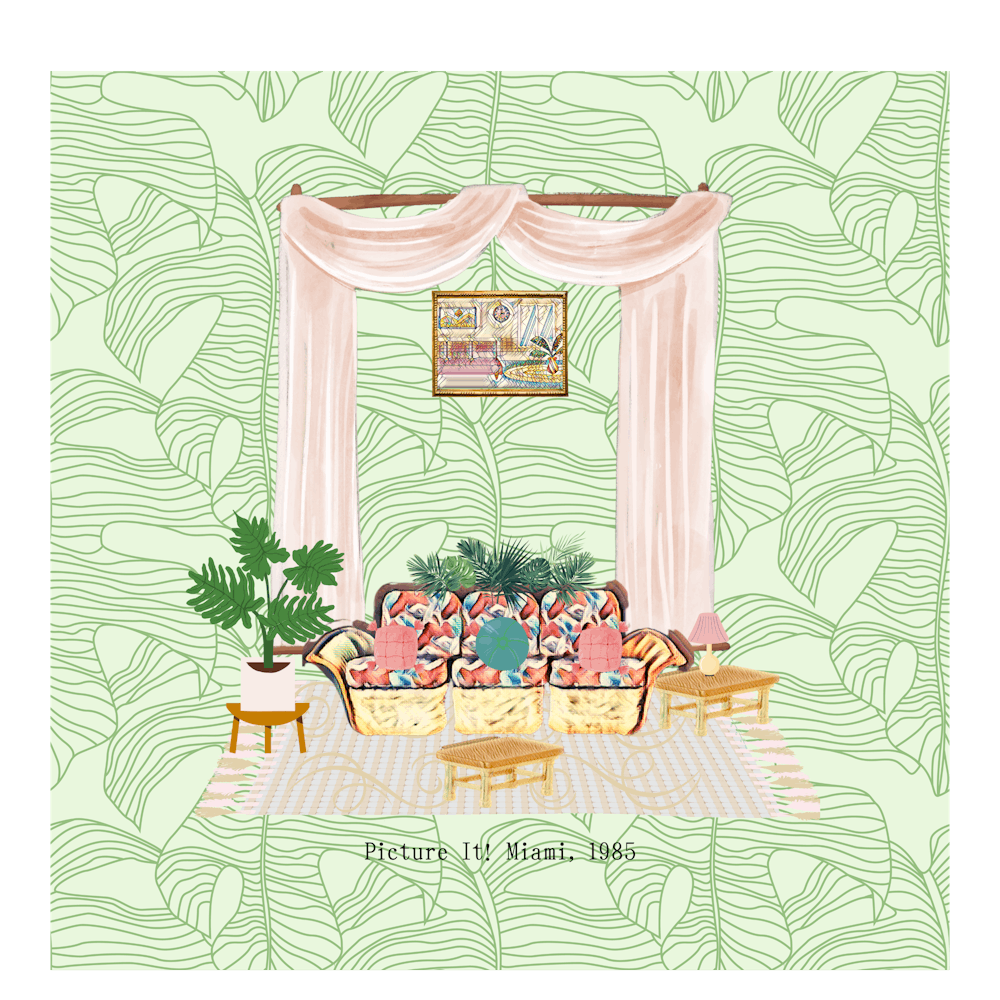 Golden Girls Living Room