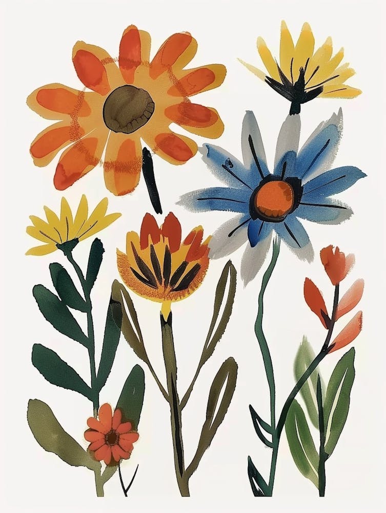 Painted Florals Gaillardia 2