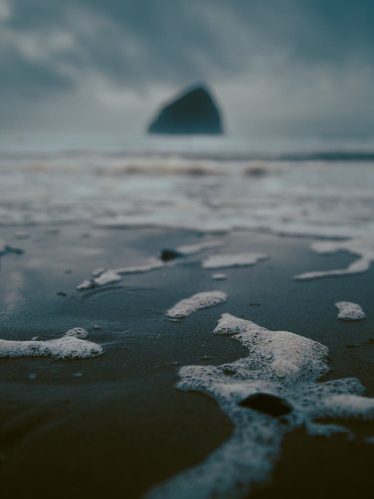 Cape Kiwanda Pacific City Dark Blue Shore