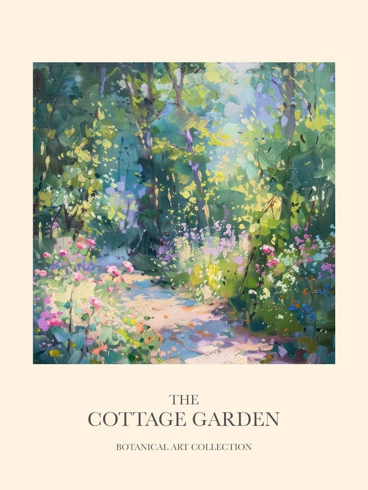 Cottage Garden Poster Wild Garden 11