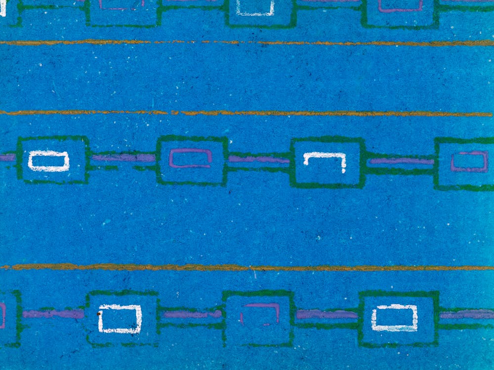 Vintage Ukiyo-e Woodblock Print Of Japanese Textile, Shima Shima, Furuya Korin (149)