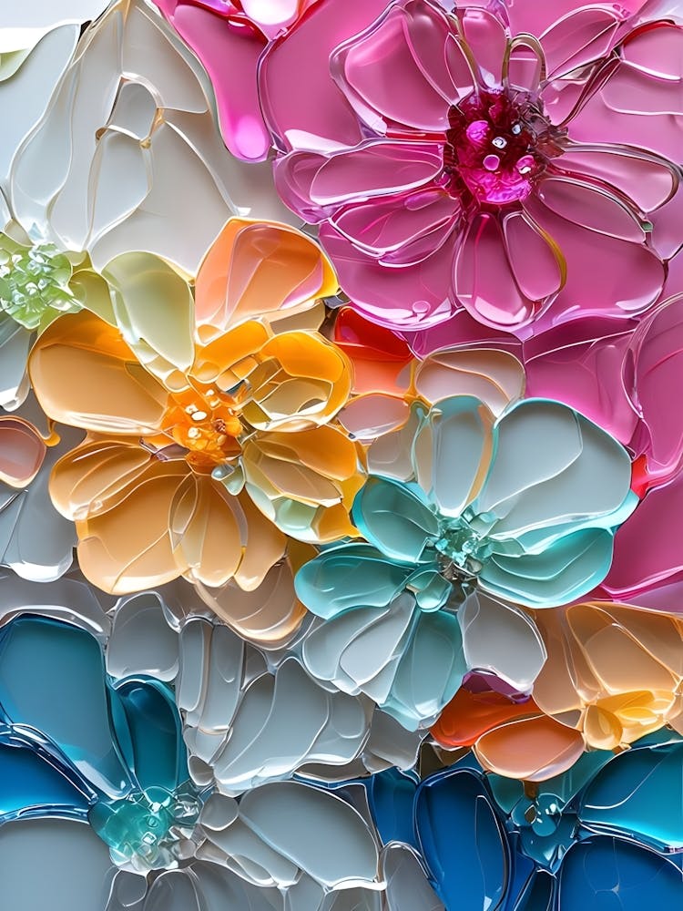 Artistic Acrylic Flower