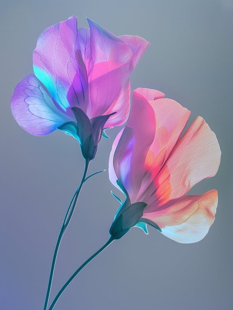 Iridescent Flower Sweet Pea 1