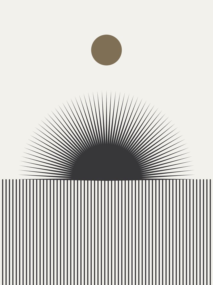 Sun. Abstract Boho