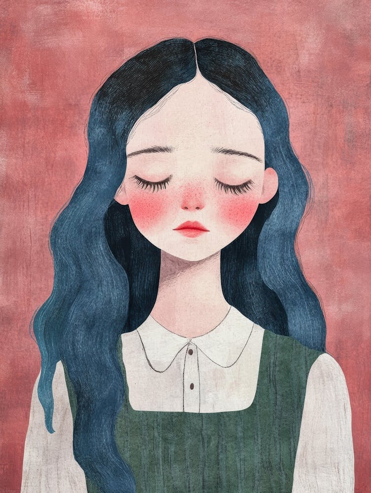 Girl With Blue Hair 22