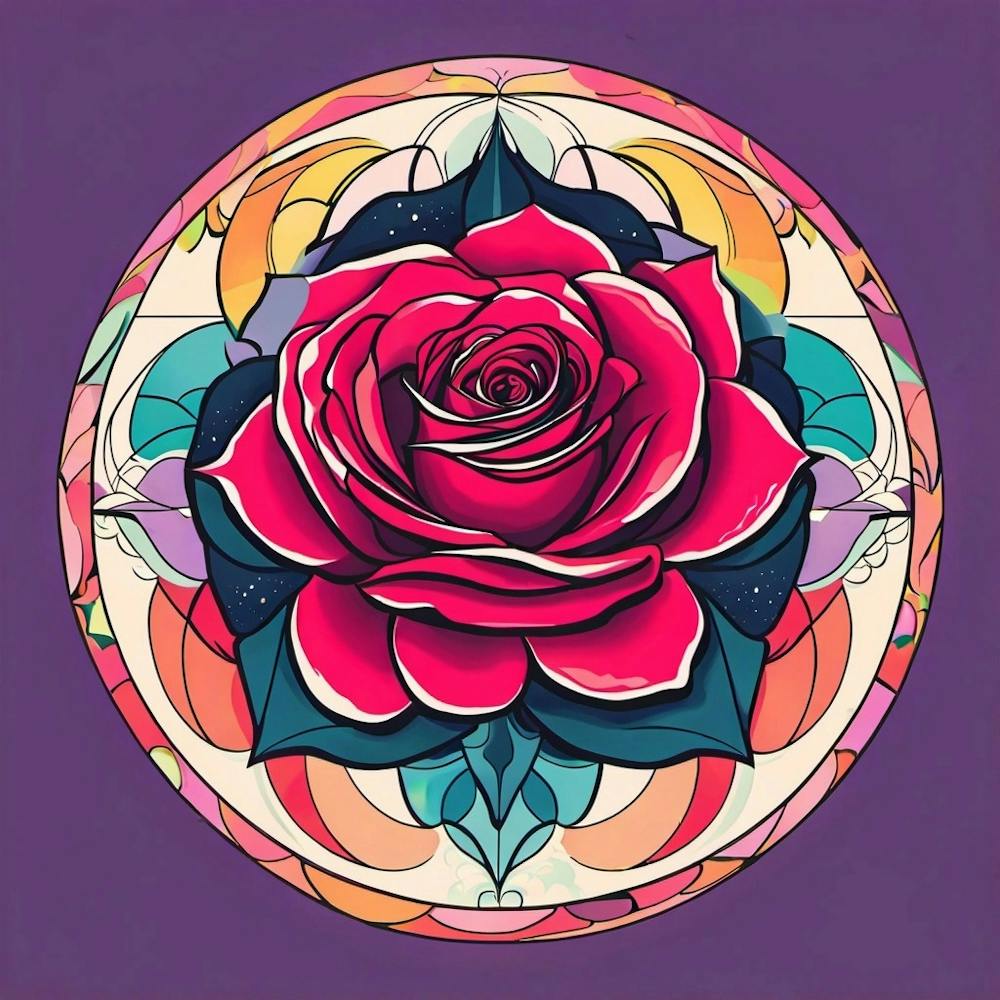 Rose In A Circle