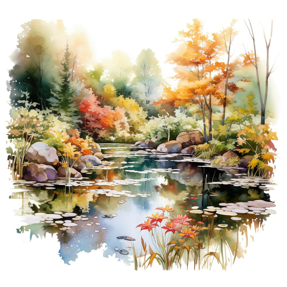 Autumn Watercolor Painting 3