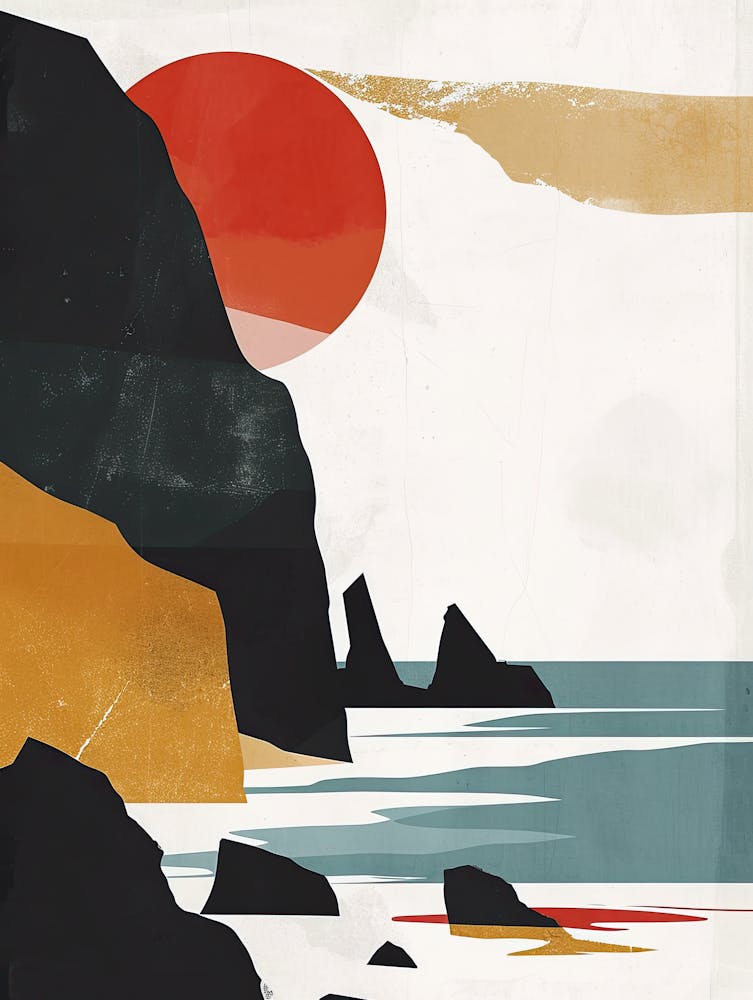 Sunset At The Beach, Scandinavian Simplicity 5