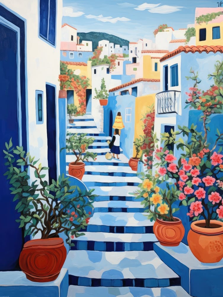 Blue Stairway