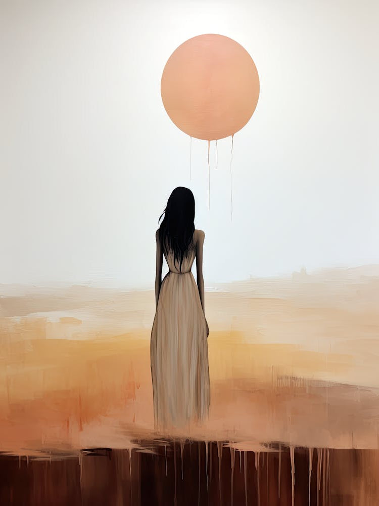 Bohemian Star Paths, Boho Art Style