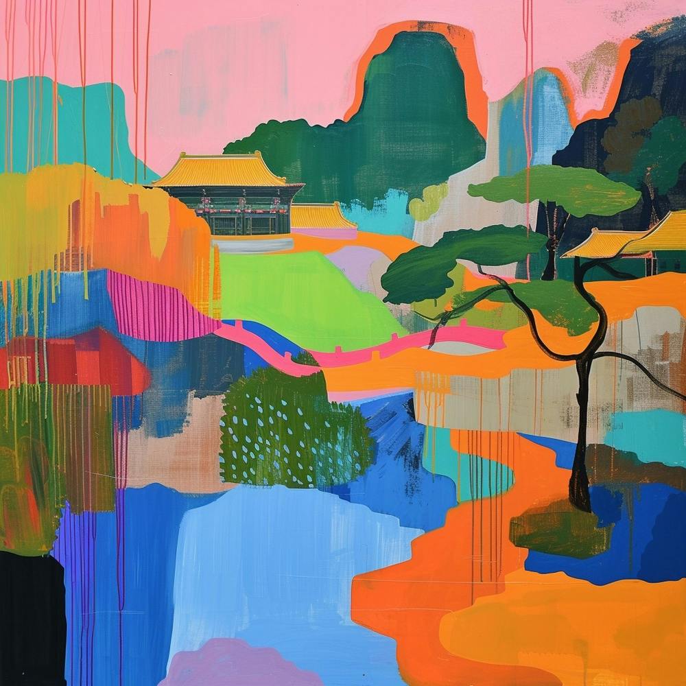 Colourful Gardens Summer Palace China 4