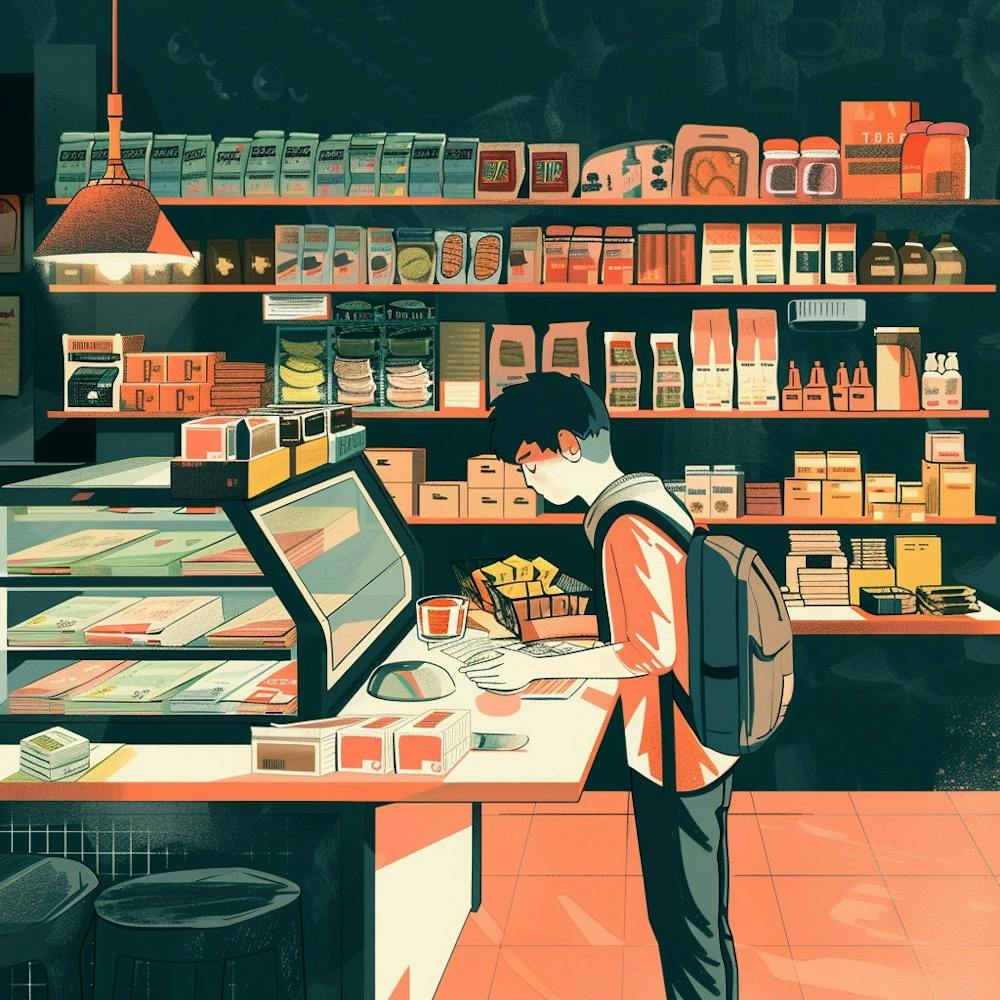 Man In A Shop