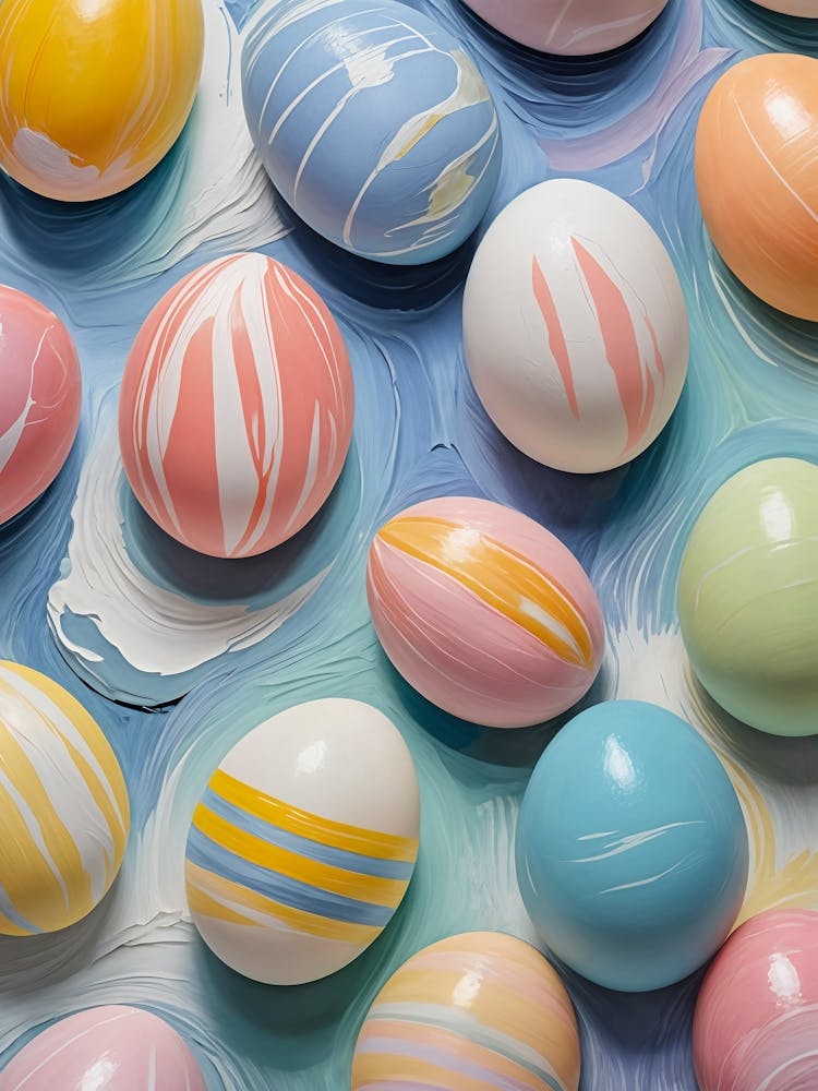 Bemalte Ostereier Nr. 3