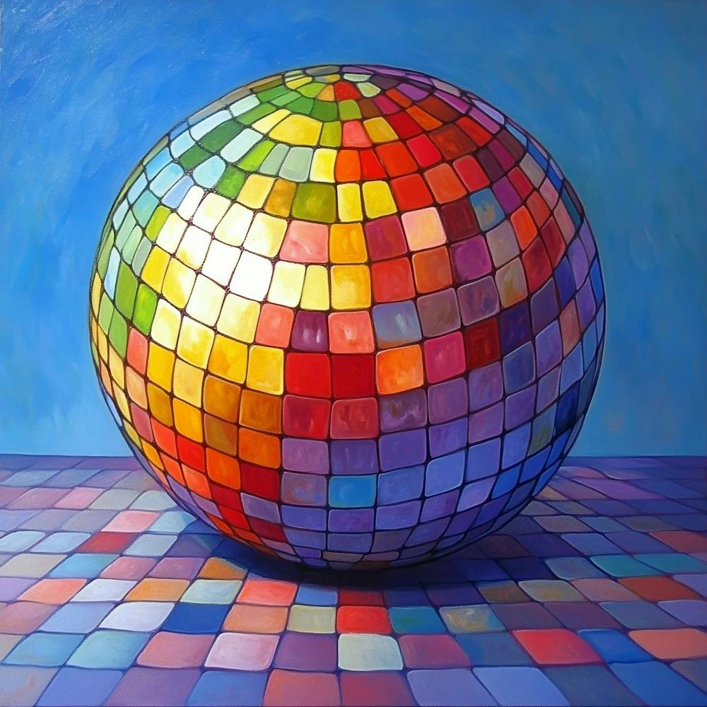 Disco Ball Art 30