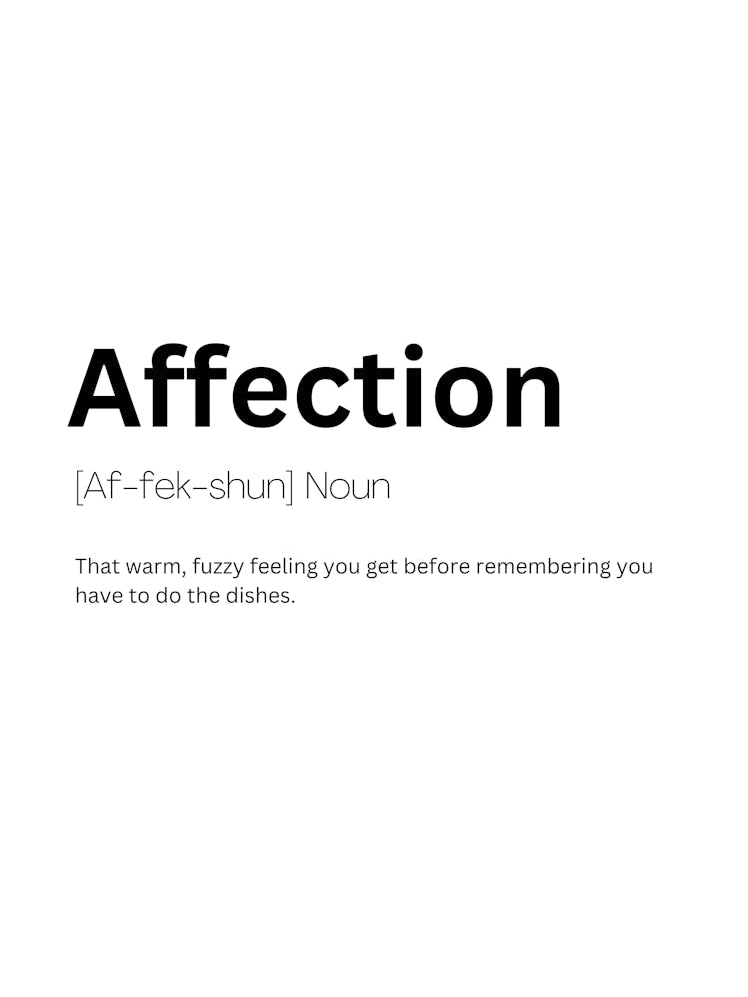 Affection Definition Meaning