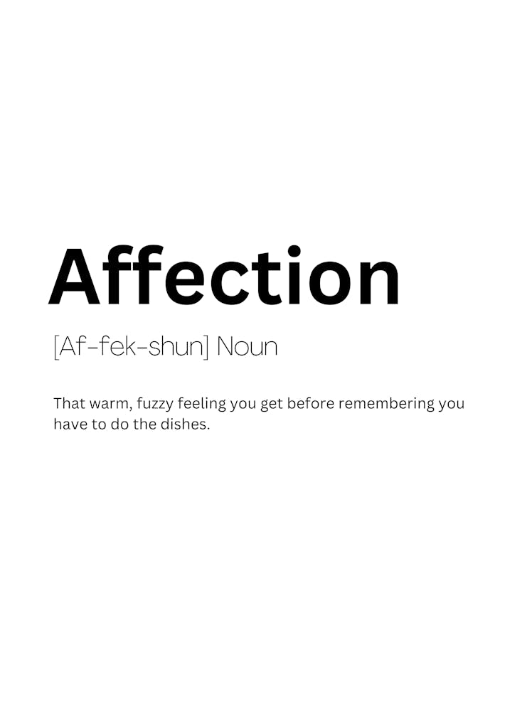 Zuneigung Definition Bedeutung