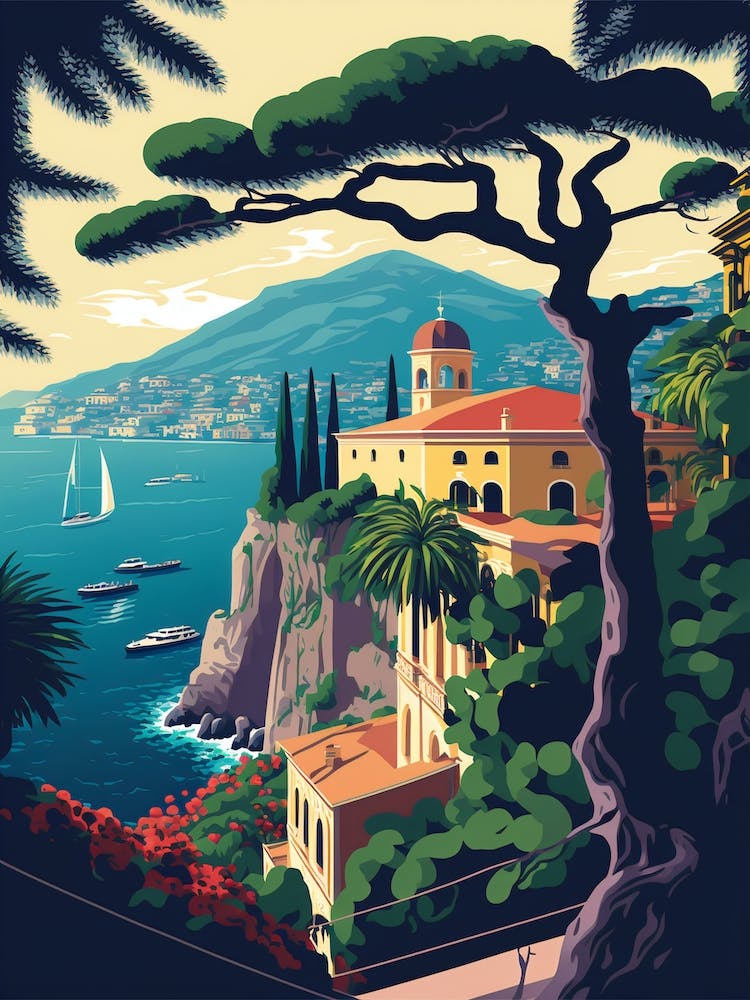 Sorrento Italy Travel Poster Vintage