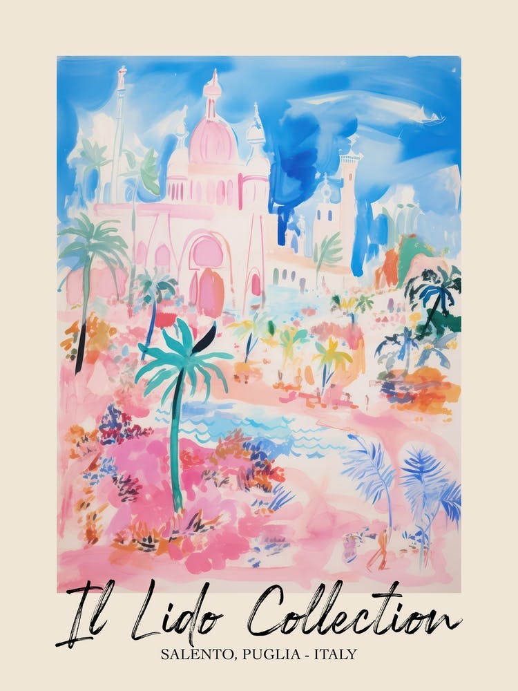 Salento, Puglia   Italy Il Lido Collection Beach Club Poster 1