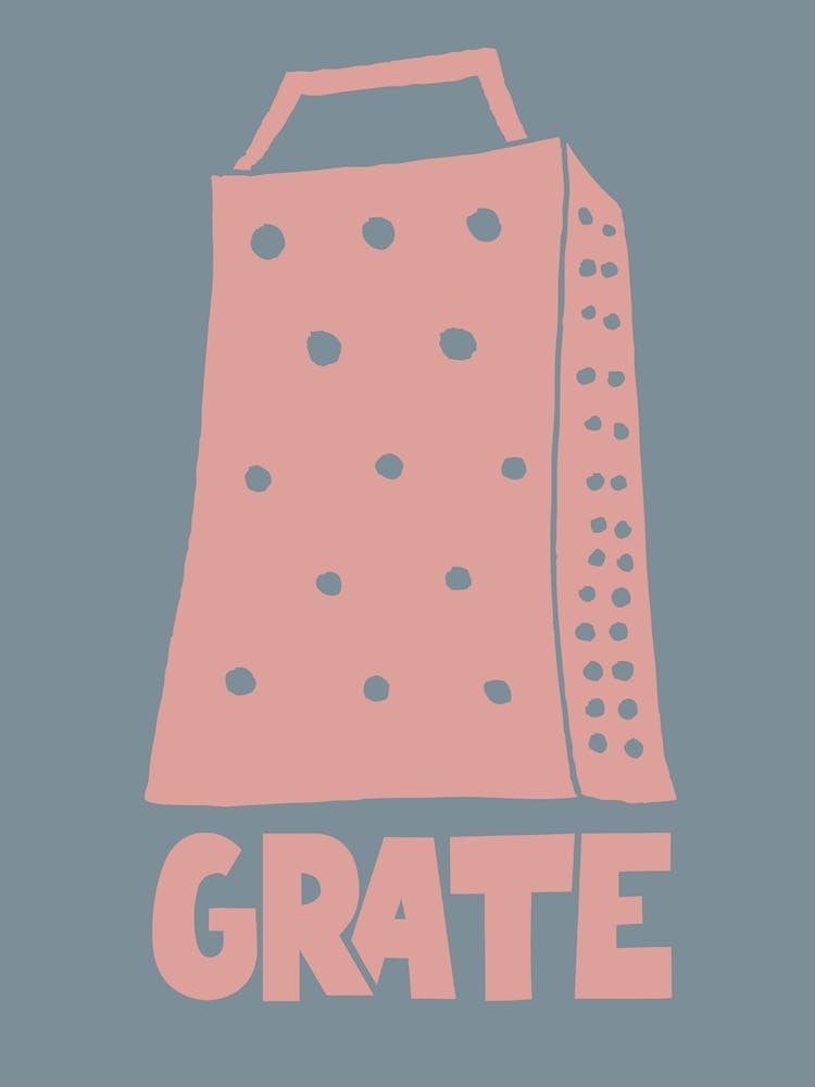 Kitchen Print Blue
