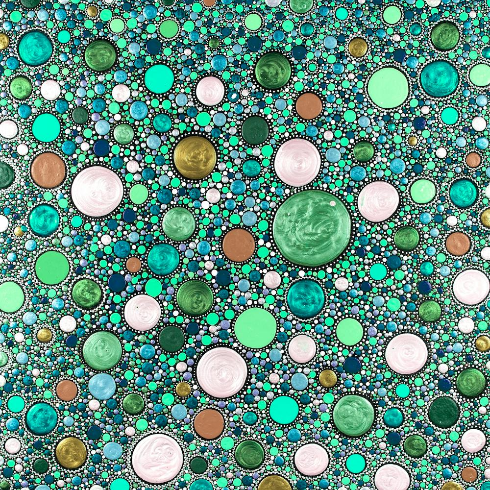 Mountain Zen Turquoise Square