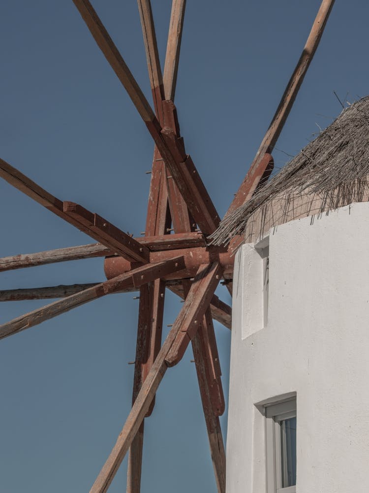 Windmill In Greece