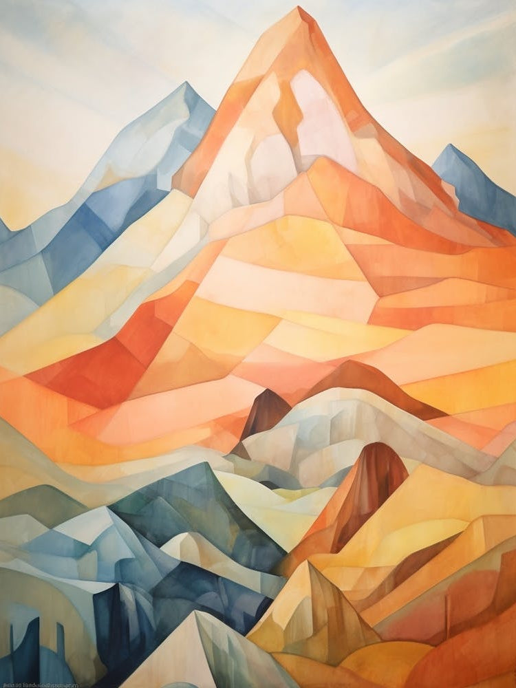 Mount Bear Usa Mountain Painting