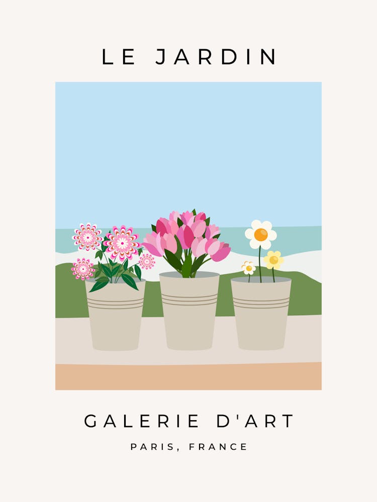 Le Jardin | 09 - Flowers And Vases