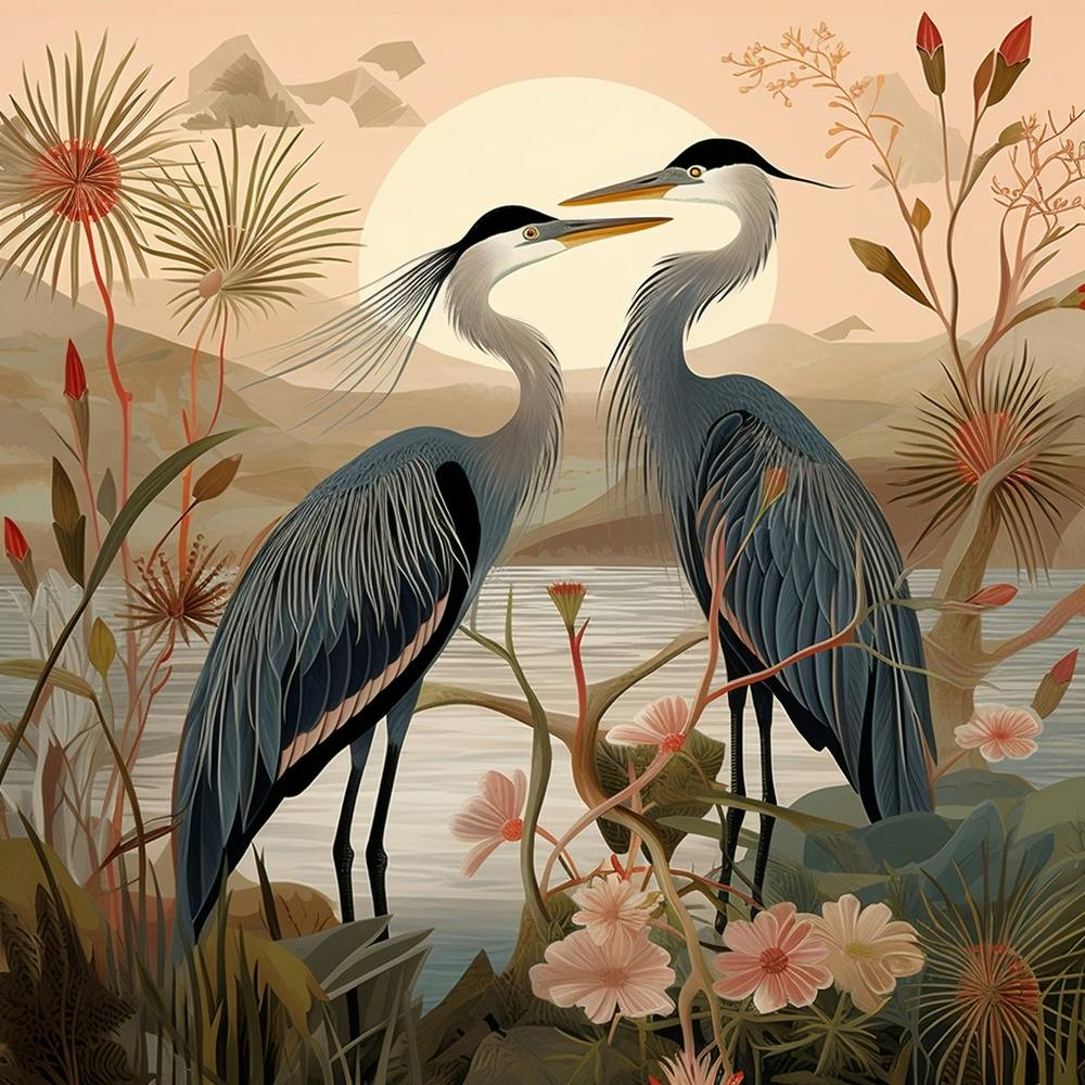 Bird In Nature Great Blue Heron 6