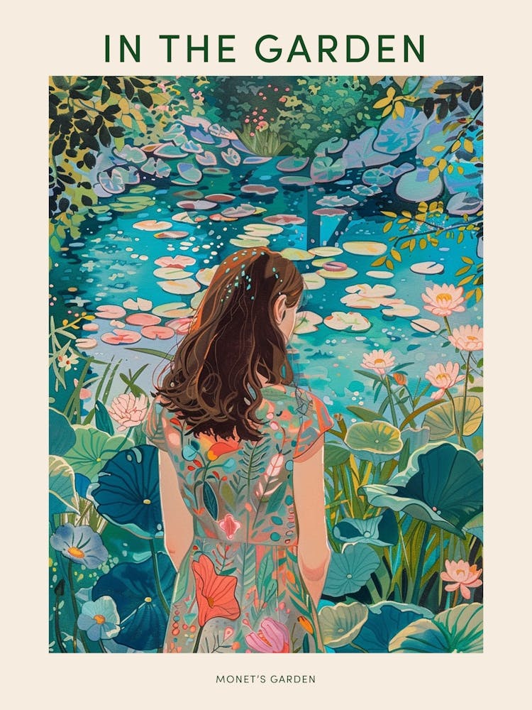 In The Garden Poster Monet S Garden France 4