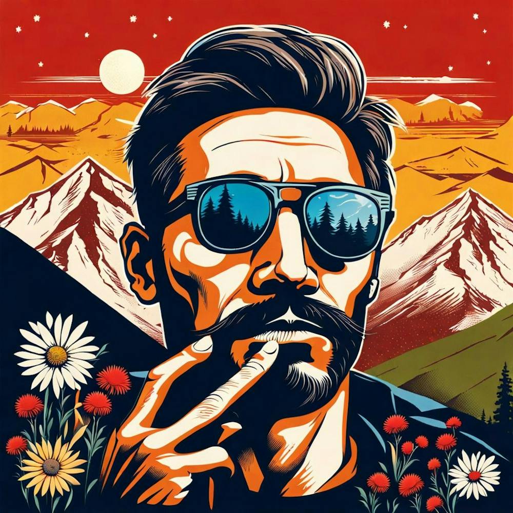 Flowers In The Mountain