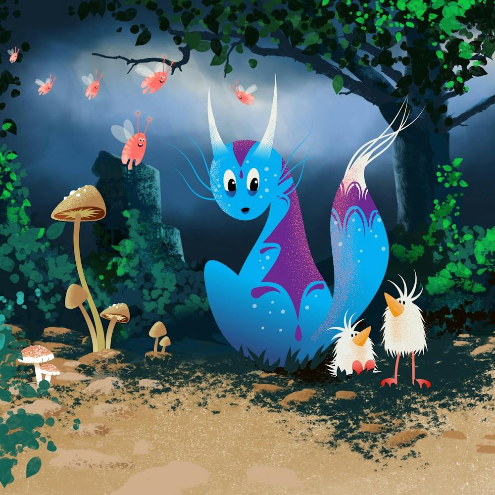 Fantasy Creatures In The Wood