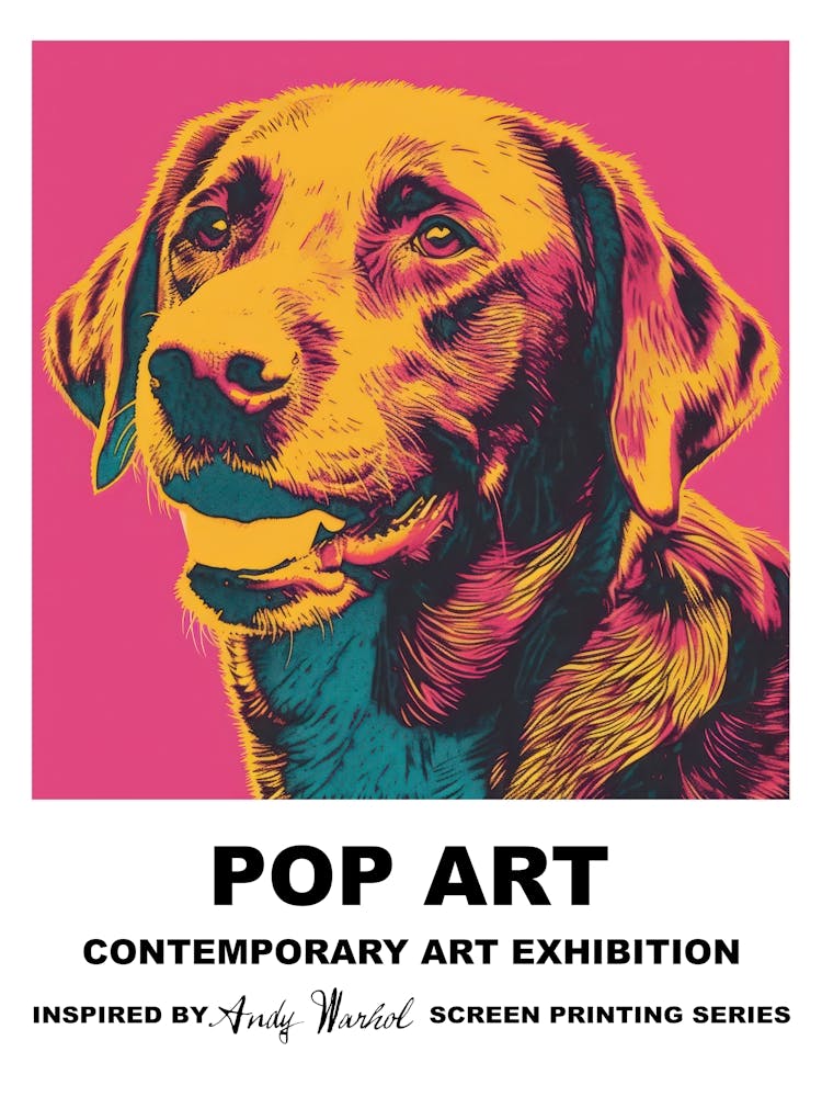 Dog Pop Art 1