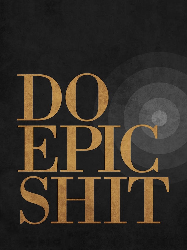 Do Epic Shit Minimal Black