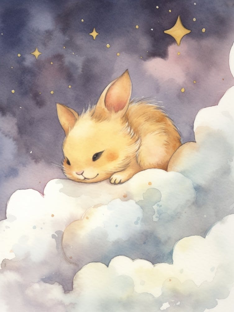 Baby Pika 1 Sleeping In The Clouds