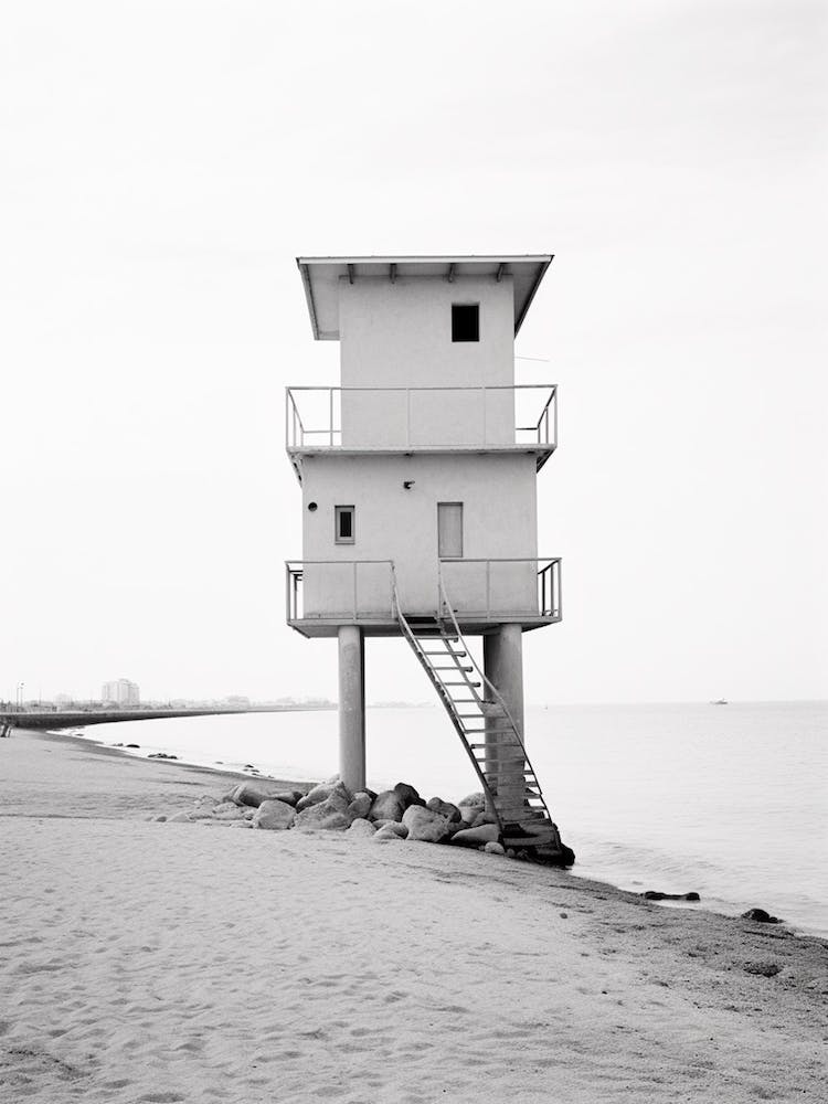 Santa Marinella, Italy, Black And White Photography 1