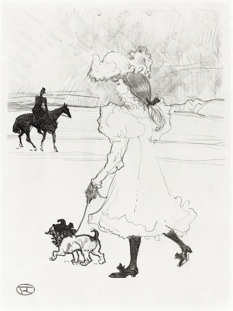 In The Woods (Au Bois), (1899), 1, Henri de Toulouse-Lautrec