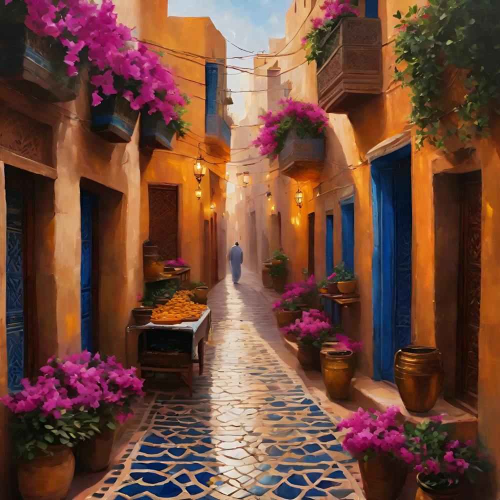 Alley Of Flowers